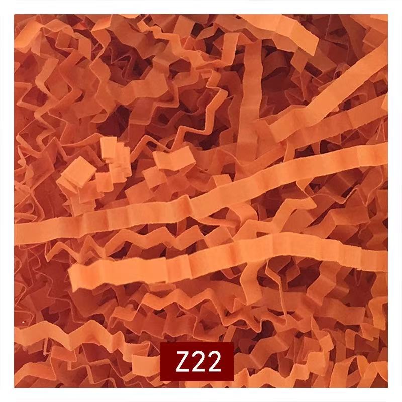 Brown crinkle paper filler, color code Z22
