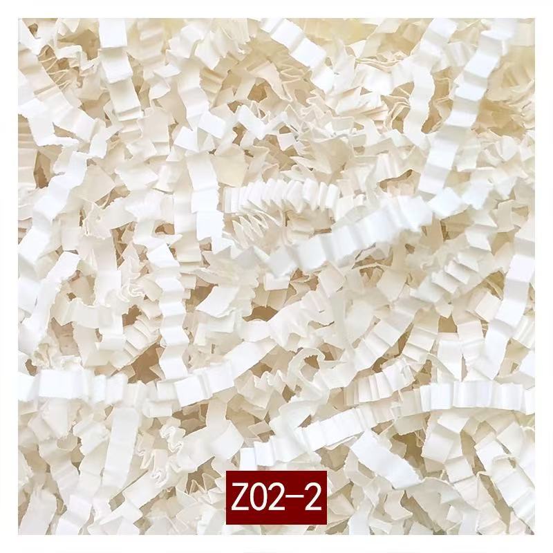 Cream crinkle paper filler, color code Z02-2