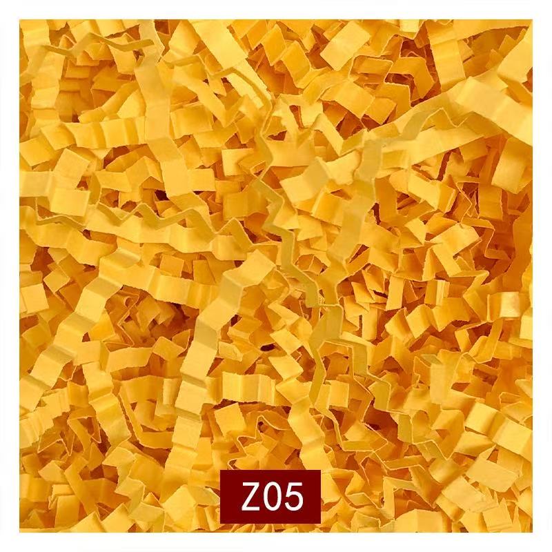 Gold crinkle paper filler, color code Z05