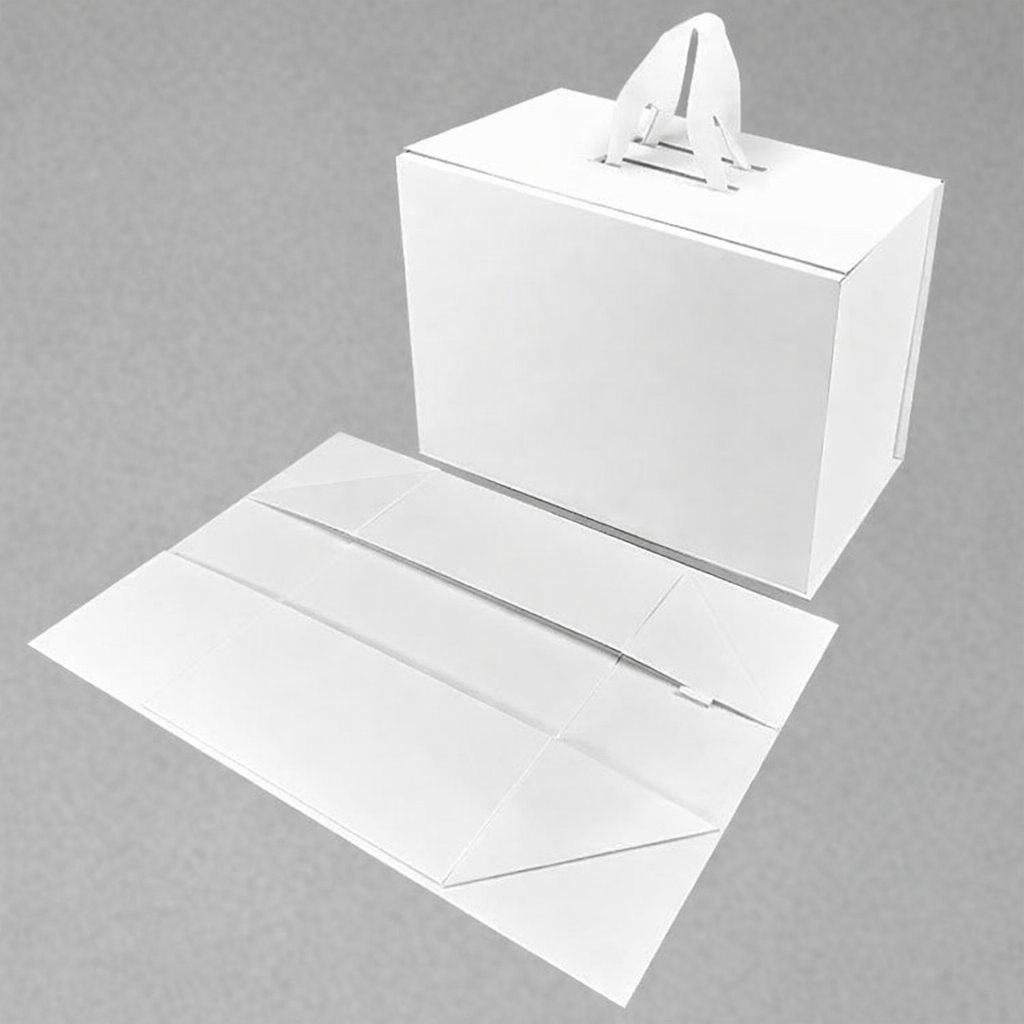 Folding box premium packaging in pink