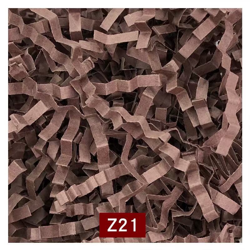 Brown crinkle paper filler, color code Z21