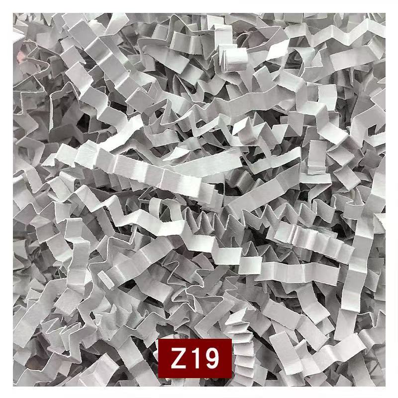 Silver crinkle paper filler, color code Z19