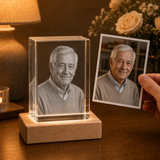 Personalized In Loving Memory 3D Crystal Gift - Rectangle