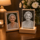 Personalized In Loving Memory 3D Crystal Gift - Rectangle