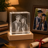 Personalized Graduation 3D Crystal Gift - Cube