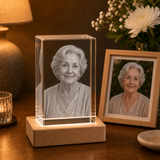 Personalized In Loving Memory 3D Crystal Gift - Rectangle
