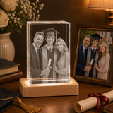 Personalized Graduation 3D Crystal Gift - Rectangle