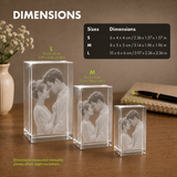 Personalized Graduation 3D Crystal Gift - Rectangle