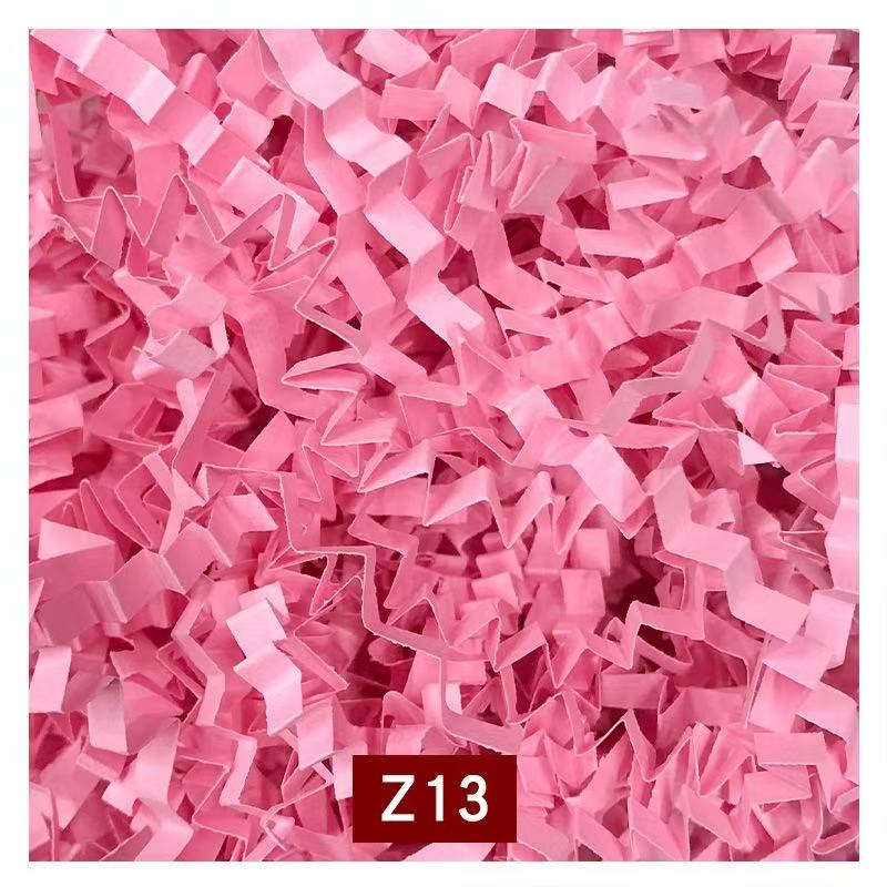 Pink crinkle paper filler, color code Z13
