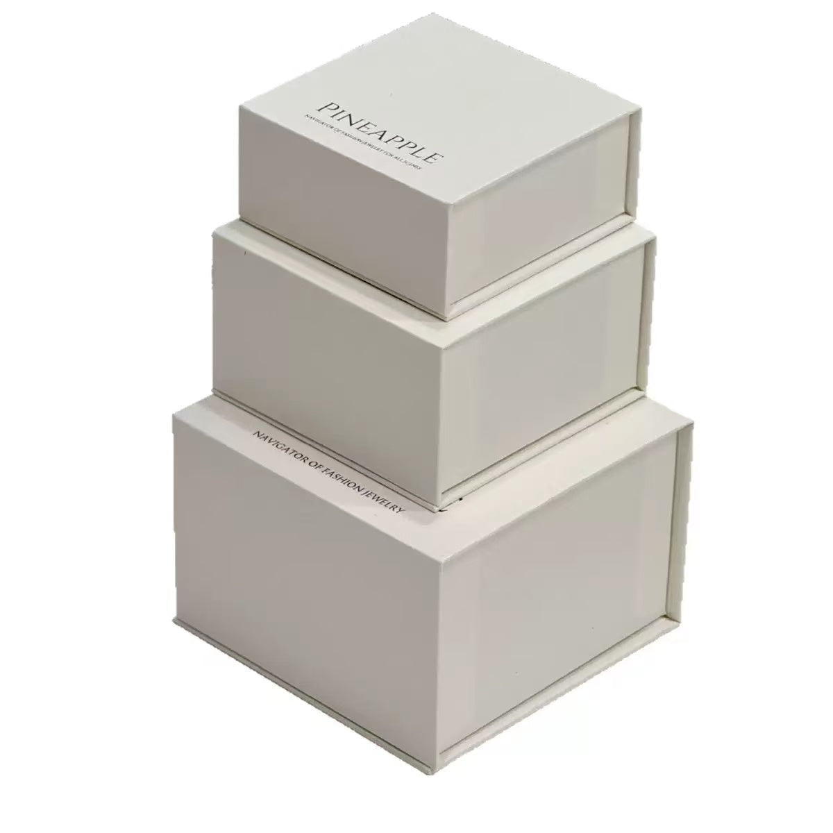 Book-style magnetic rigid gift box with custom logo printing