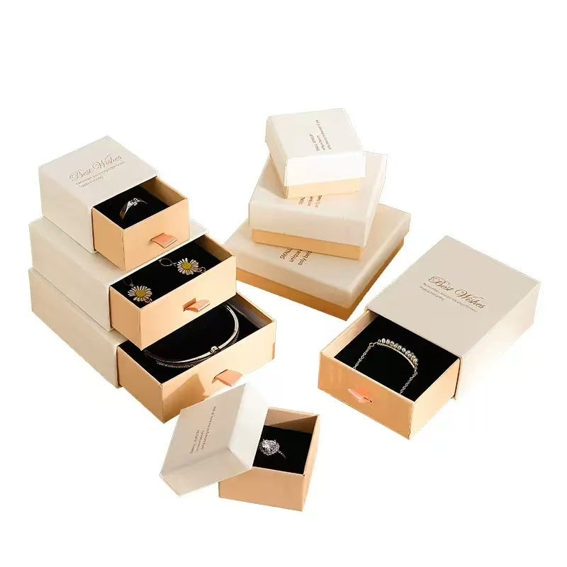 Custom sliding drawer gift box with a pull-out inner tray