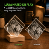 Personalized 4K Ultra HD 3D Crystal Photo Gift - Diamond
