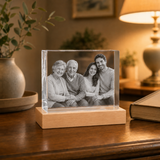 Personalized 4K Ultra HD 3D Crystal Photo Gift - Cube