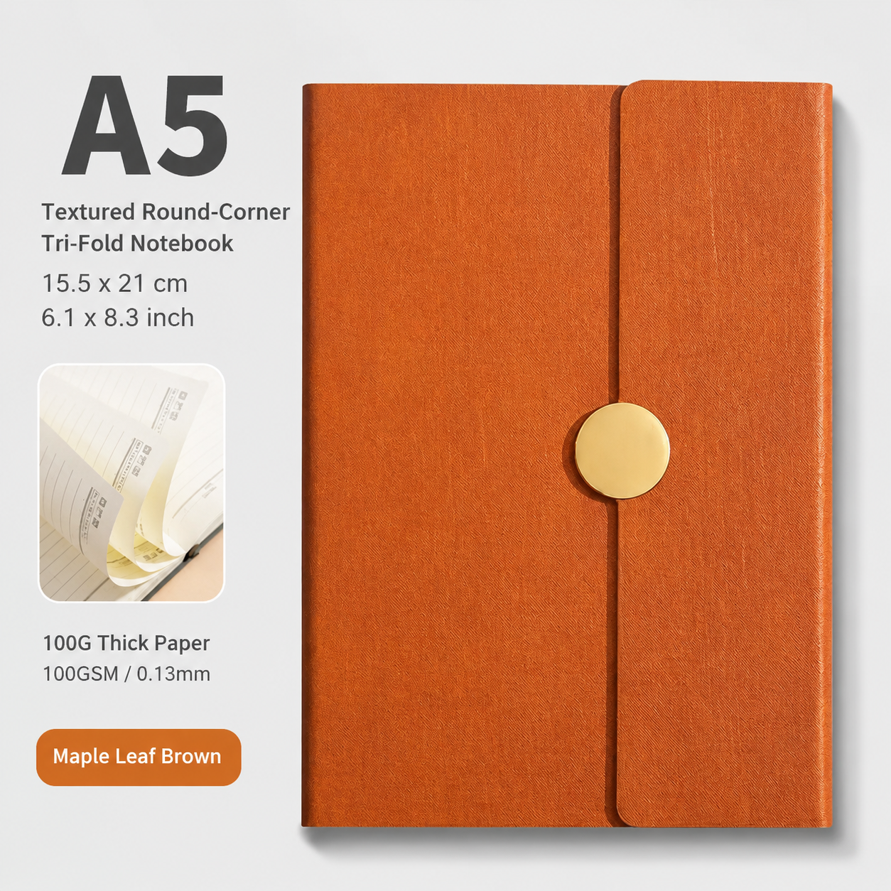 Premium hardcover notebook journal for writing and planning