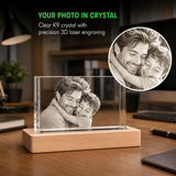 Personalized 4K Ultra HD 3D Crystal Photo Gift - Rectangle