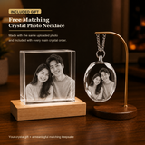 Personalized Family 3D Crystal Gift - Rectangle