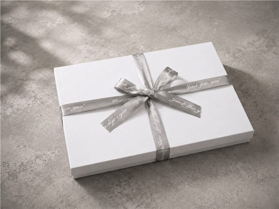 White protective gift box